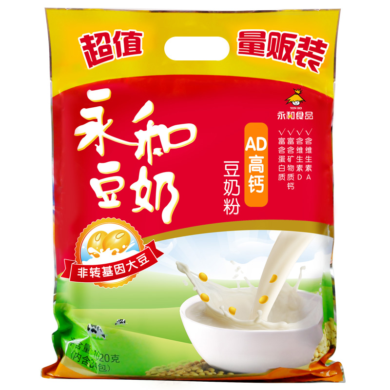 YON HO 永和豆浆 AD高钙 豆奶粉 1.02kg 22.76元