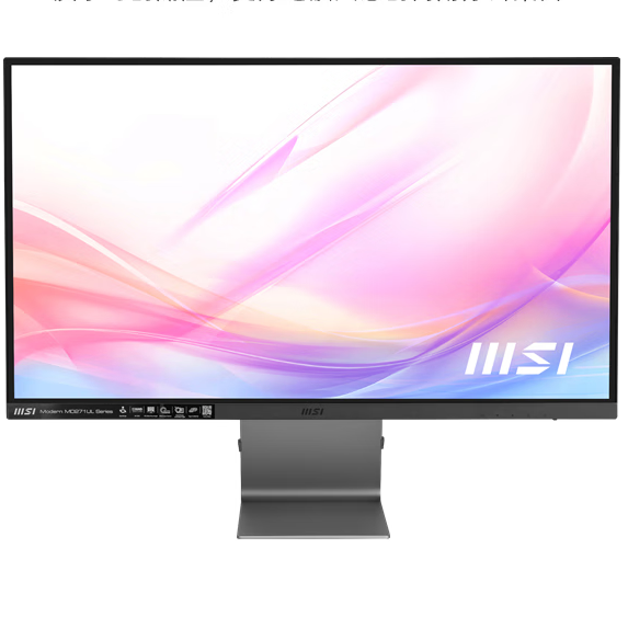 MSI 微星 MD271UL 27英寸 IPS显示器 1199元