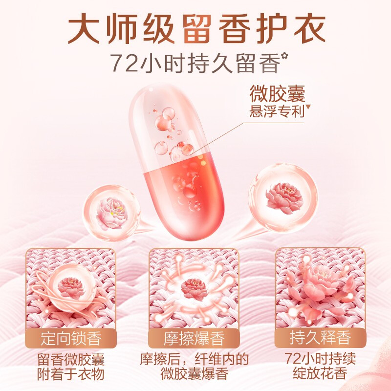 Liby 立白 大师香氛洗衣液100g*3袋持久留香护色柔顺 8.8元