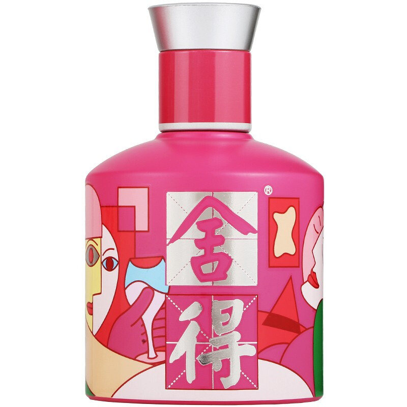 舍得 致敬大师 艺术舍得 粉 52%vol 浓香型白酒 100ml 单瓶装 49.58元（需用券）