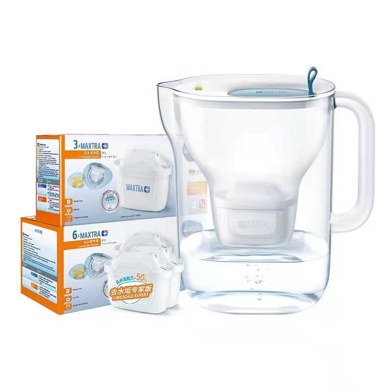 BRITA 碧然德 fill&enjoy Style设计师系列 滤水壶 蓝色 一壶十二芯 329.76元（需用