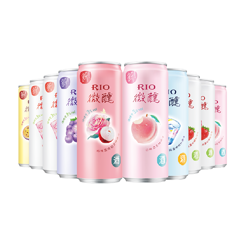 RIO 锐澳 微醺系列预调酒 330ml*10瓶 混合口味 ￥48.45