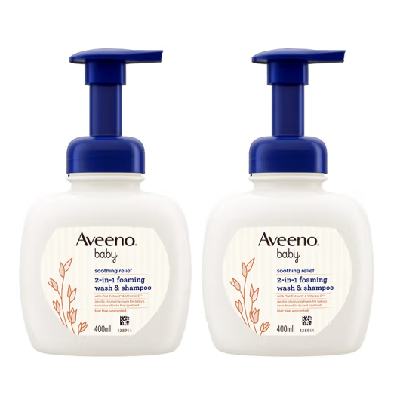 PLUS会员：Aveeno 艾惟诺 儿童沐浴露洗发水二合一 400ml 46.9元包邮（若凑单使