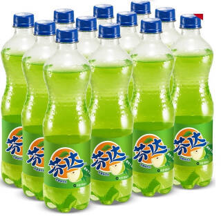 芬达fanta苹果味汽水500600ml12瓶3件券后2657元