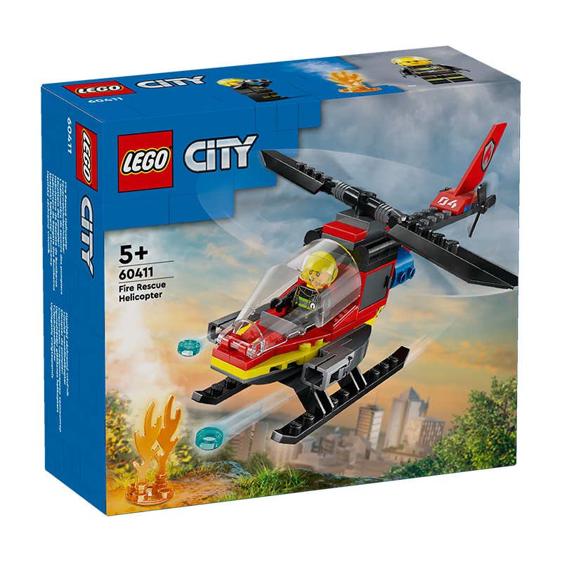 LEGO 乐高 城市系列 60411 消防直升机 ￥54