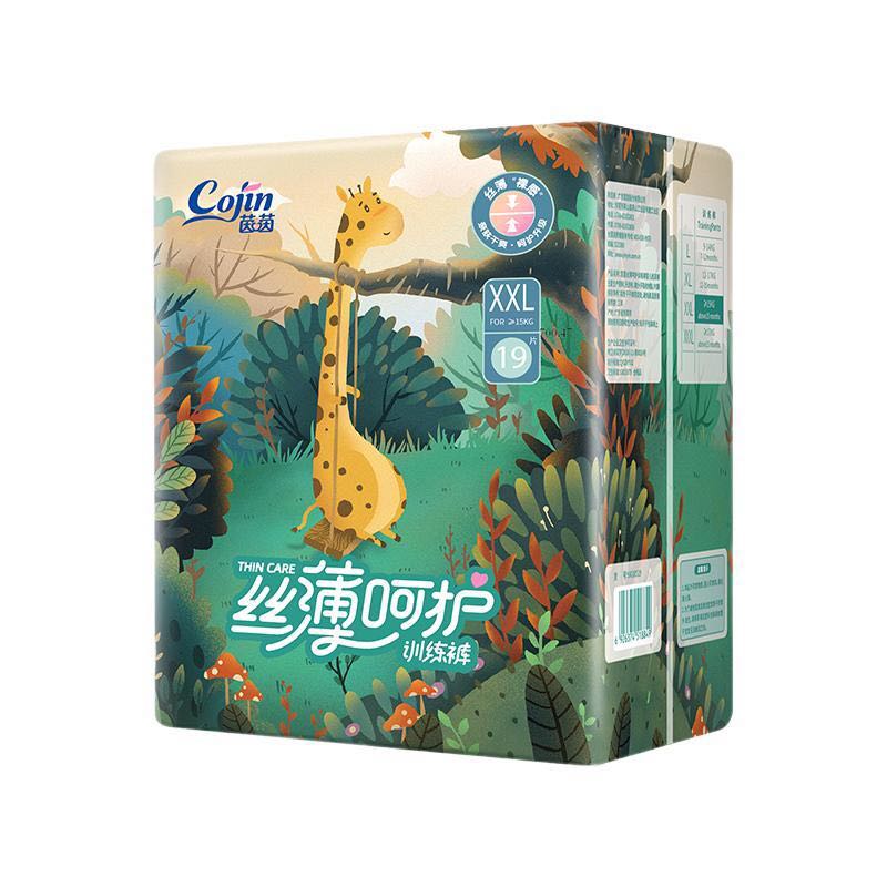 cojin 茵茵 丝薄呵护系列 拉拉裤 XXL19片 24.26元