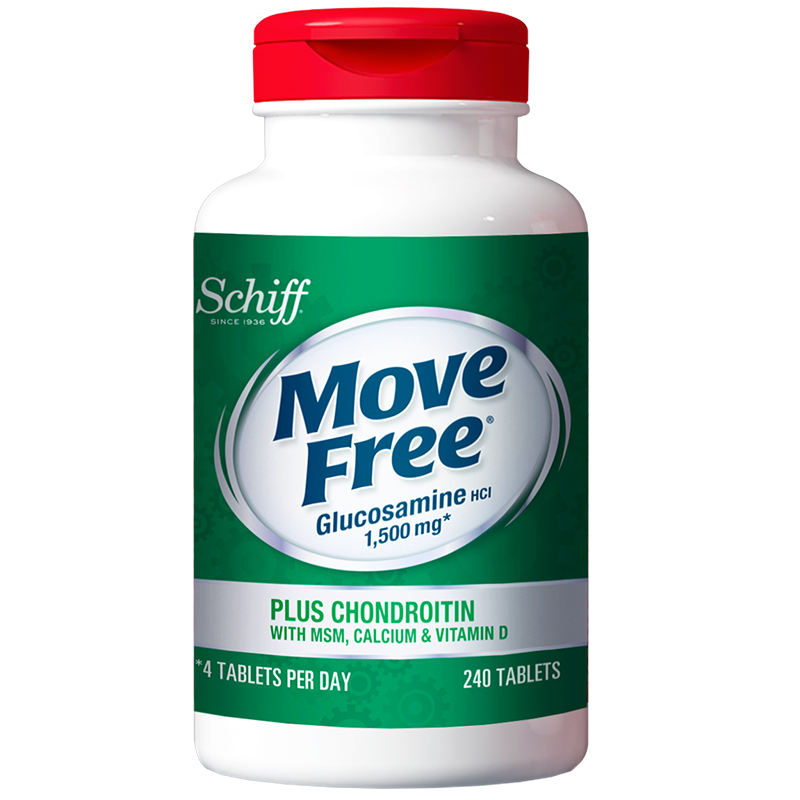 PLUS会员：Move Free益节氨糖软骨素钙片240粒 *2件 478元（合239元/件，凑单低至2