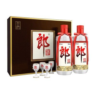 拼多多百亿补贴:郎牌 郎酒53度500ml*2瓶礼盒装 332元