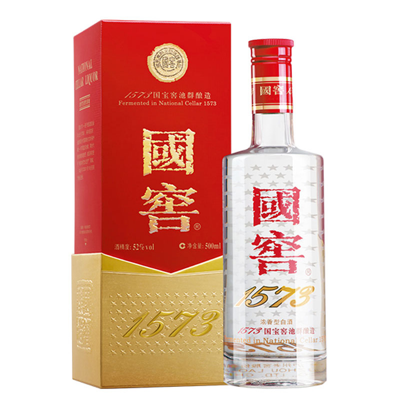 国窖1573 52%vol 浓香型白酒 500ml 单瓶装 879元