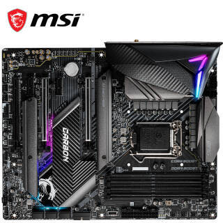 msi 微星 mpg z490 gaming carbon wifi 暗黑板 主板(intel z490/lga