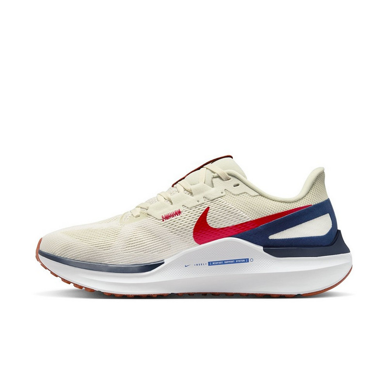 NIKE 耐克 Zoom Structure 25耐磨轻便低帮跑步鞋男款米白色 DJ7883-001 551元（需用