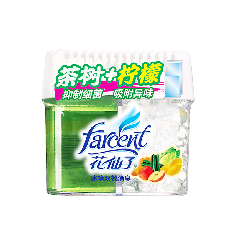 FARCENT 花仙子 冰箱除味剂冰箱去味剂消臭芳香强力去异味剂植物消臭抗菌冰