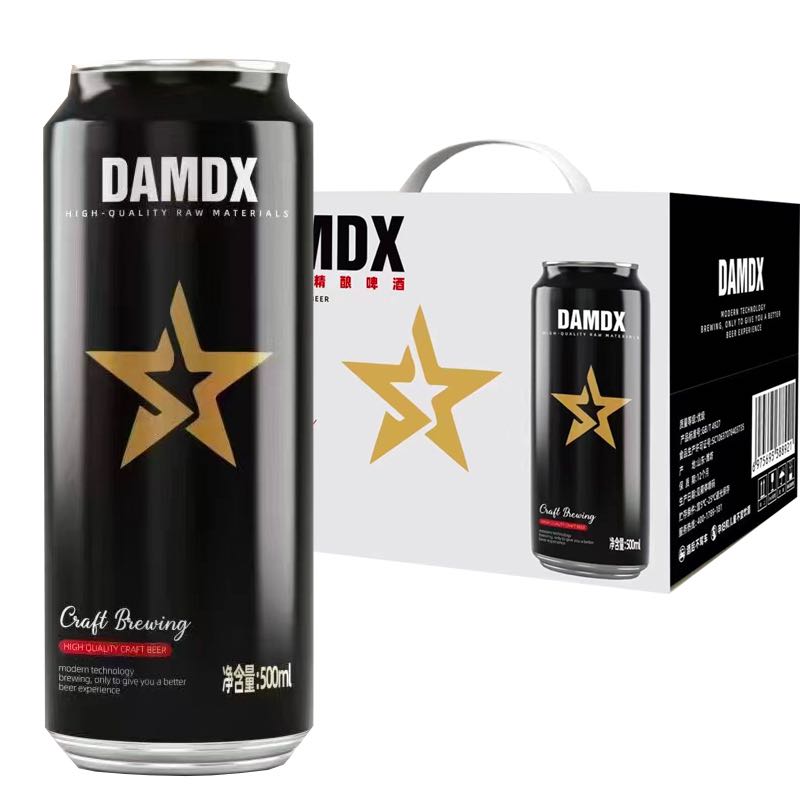 88VIP：Damdx 精酿啤酒 德式小麦 500ml*12罐 28.41元