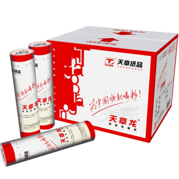 PLUS会员：TANGO 天章 龙 210mm*30码 58G 热敏传真纸 1卷 3.86元（双重优惠）