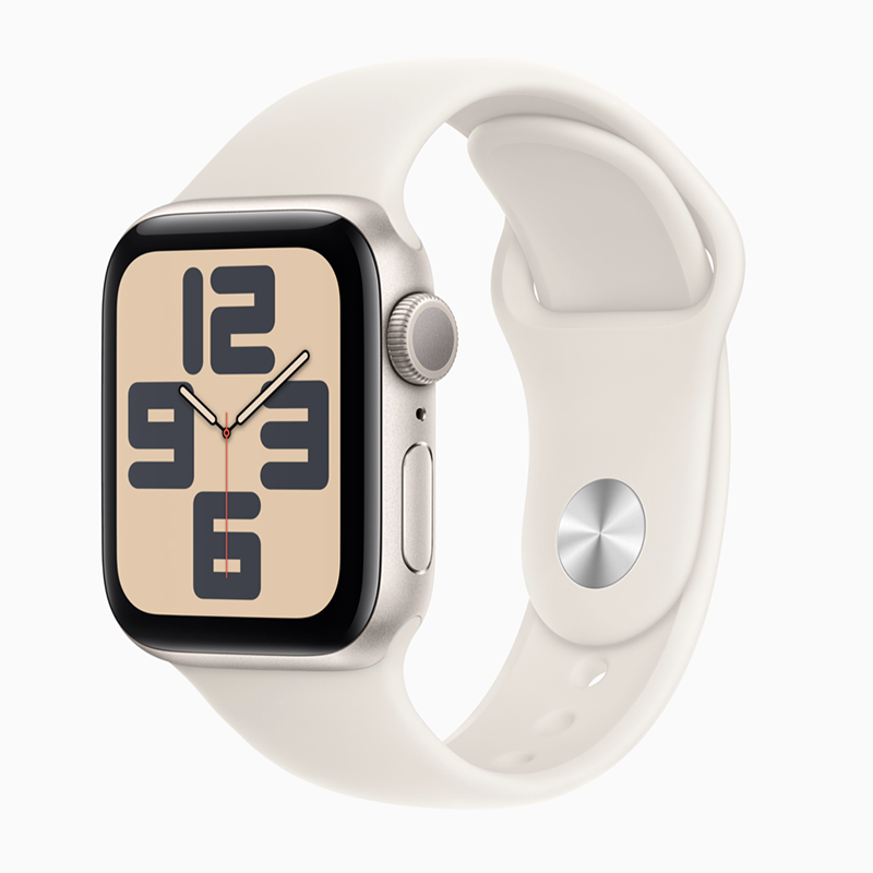 百亿补贴：Apple 苹果 新品 2024款Watch SE GPS款 铝金属表壳 智能运动手表 1399.66