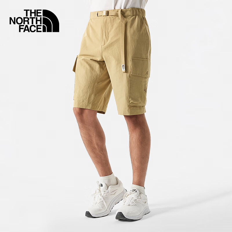 THE NORTH FACE 北面 短裤男户外舒适透气休闲五分裤81SH 卡其色/LK5 S 199元