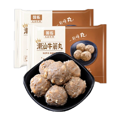 88VIP：国拓 手打丸子牛肉丸125g*4+牛筋丸125g*4 60.7元（需领券）