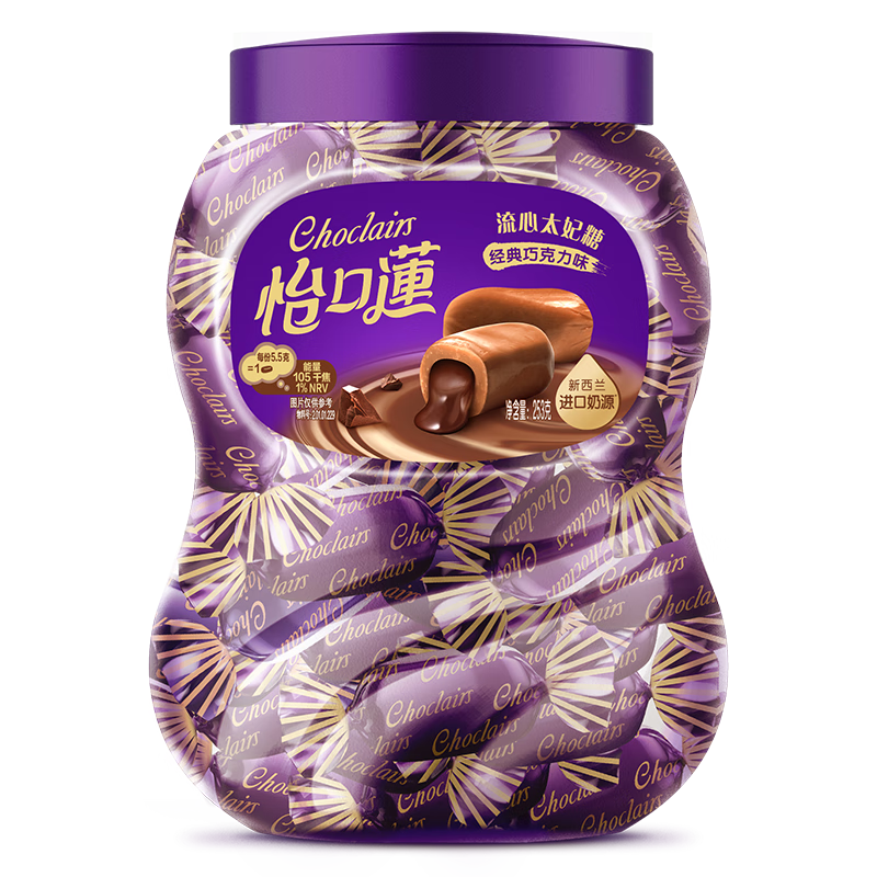 概率券、京东Plus:怡口莲（Cadbury）太妃糖巧克力味罐装 253g 21.1元（需领券）