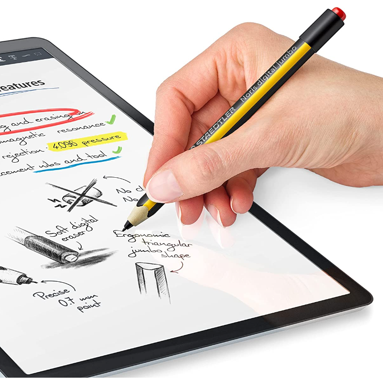 【含税直邮】Staedtler 施德楼 Noris digital jumbo 180J 22. 带软数字橡皮擦的 EMR 触