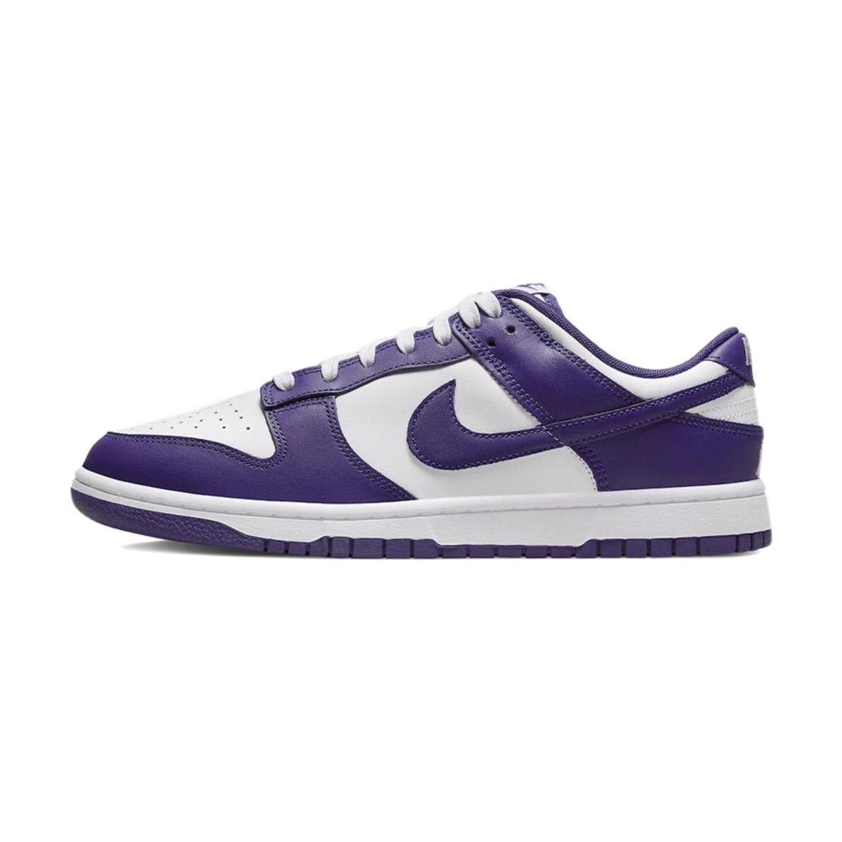 NIKE 耐克 Dunk Low Retro 男子运动板鞋 DD1391-104 白/紫 42 502.52元