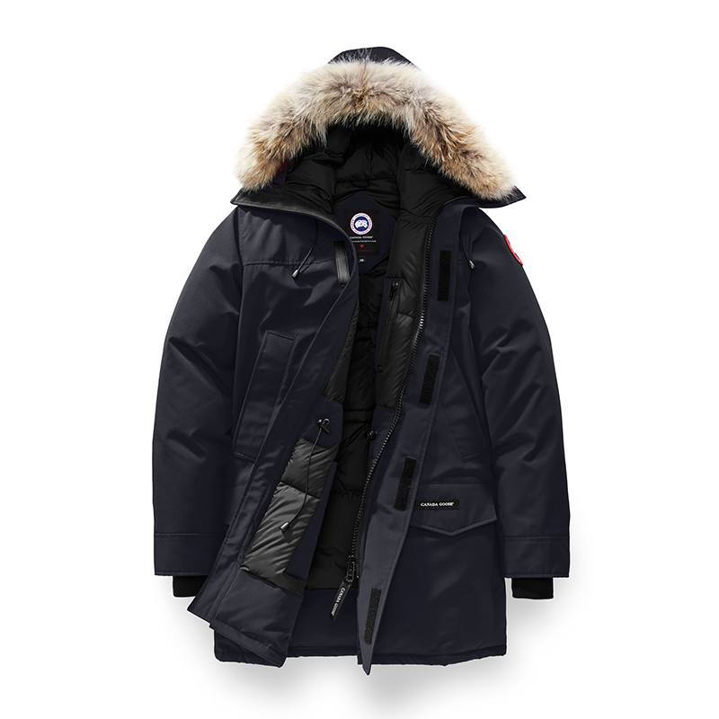 CANADA GOOSE LANGFORD系列 冬季男士中长款潮流连帽修身羽绒服 4000元