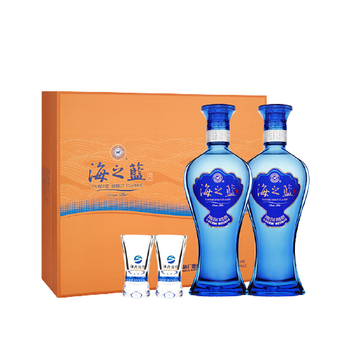 88VIP：洋河 海之蓝42度480ml*2瓶礼盒绵柔白酒 185.42元（需买2件，需用券）