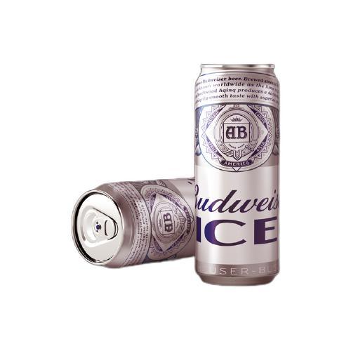 Budweiser 百威 醇正清爽冰啤 500ml*18听 63.55元（需用券）