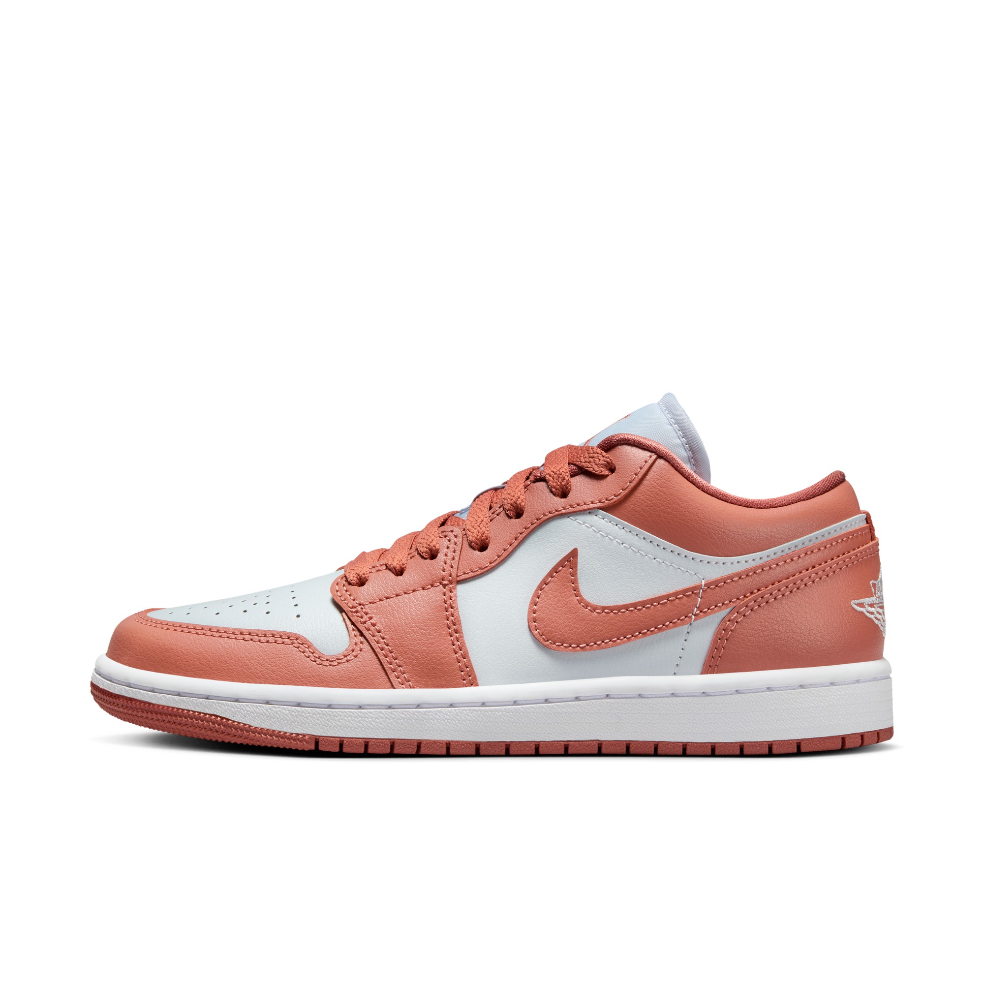 AIR JORDAN 正代系列 Air Jordan 1 Low 女子篮球鞋 DC0774-080 白金色/天空橙/白色 36.5 