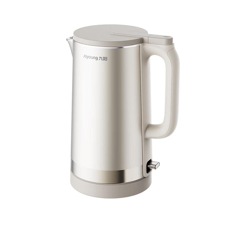 九阳 316L不锈钢一体无缝内胆 电水壶 彩钢 2L 96.3元