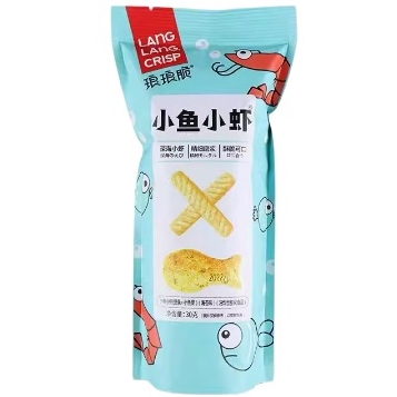 LLCRISP 琅琅脆 小鱼小虾膨化食品 30g*8包 9.9元包邮（需用券）