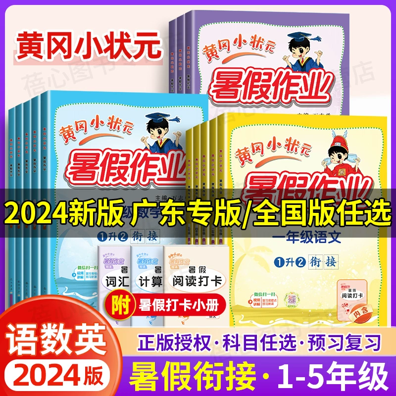 《2024版黄冈小状元暑假作业》（版本/年级任选）