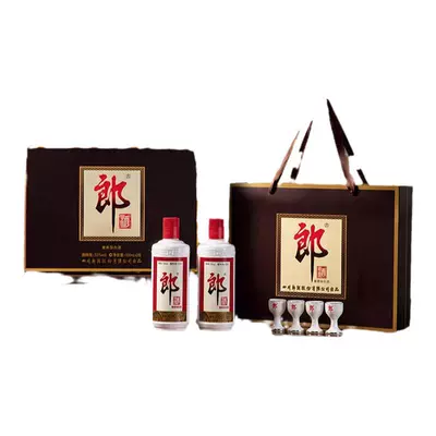 淘宝百亿补贴：郎牌 郎酒礼盒 53度 酱香型白酒 500ml*2瓶 314元