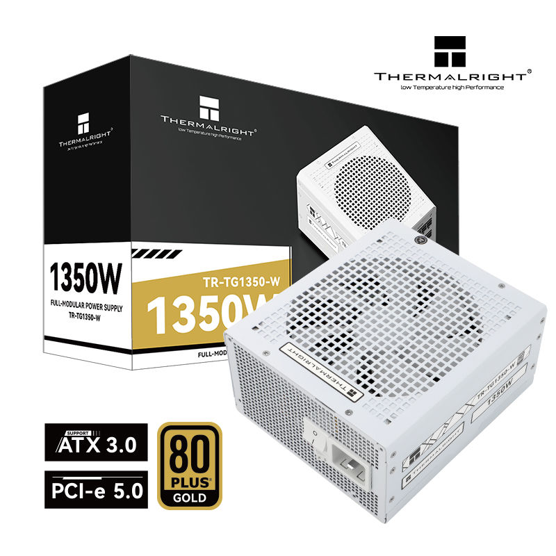 百亿补贴：利民 额定1350W TG1350-W ATX3.0金牌全模电源PCIE5.0 939元