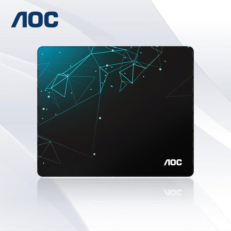 AOC 冠捷 电竞游戏办公鼠标垫中小号 300*250*3mm办公键盘电脑书桌垫M102/93几何