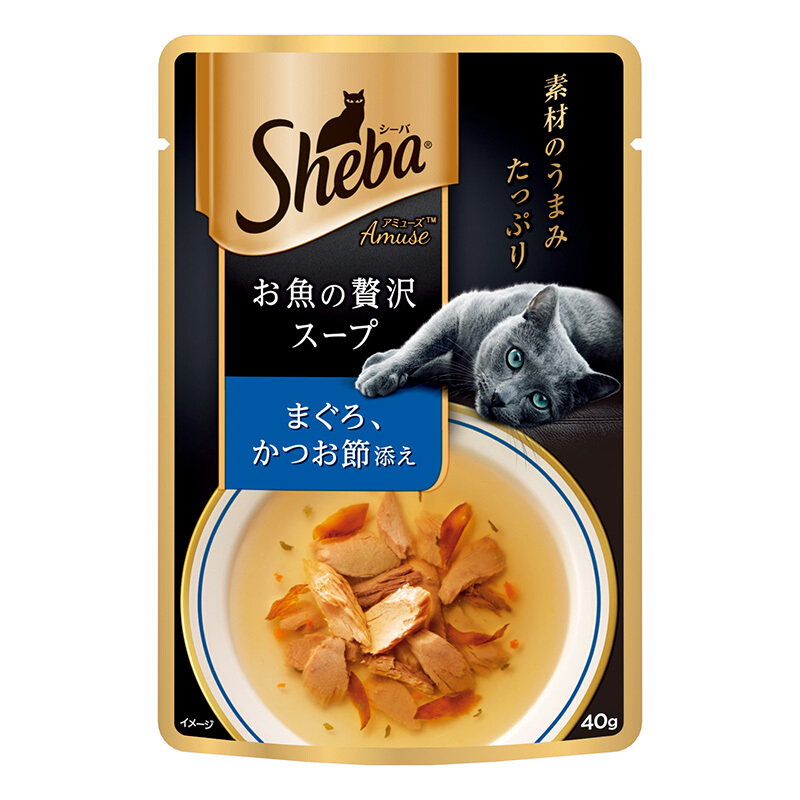 Sheba 希宝 成猫零食 吞拿鱼柴鱼味妙鲜包 40g 5.9元