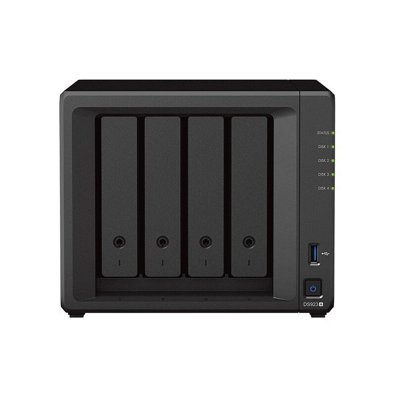 以旧换新补贴、88VIP：Synology 群晖 DS923+ 四盘位 NAS存储（AMD R1600、4GB） 3484元