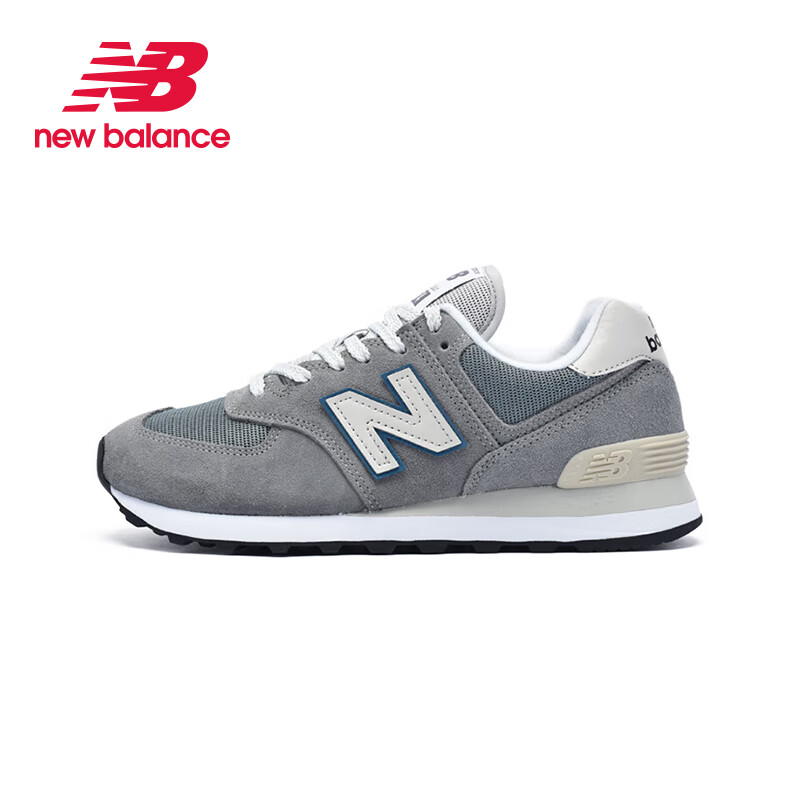 new balance 男鞋女鞋复古574系列新款休闲鞋运动 ML574BA2 ￥322.38