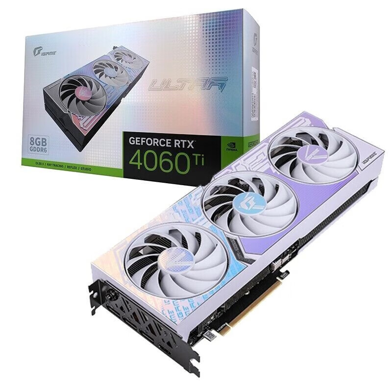 COLORFUL 七彩虹 iGame GeForce RTX 4060 Ti Ultra W OC 独立显卡 8GB 3089元（需用券）