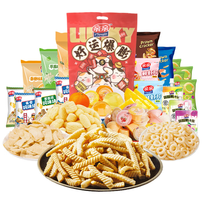 亲亲 休闲零食大礼包 950g 24.7元（需领券）