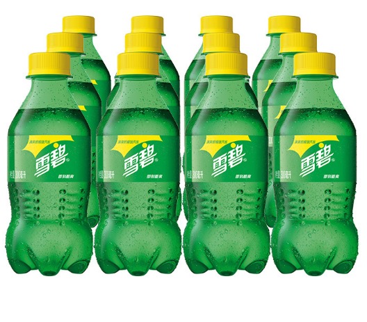 995限地区sprite雪碧柠檬味汽水300ml12瓶