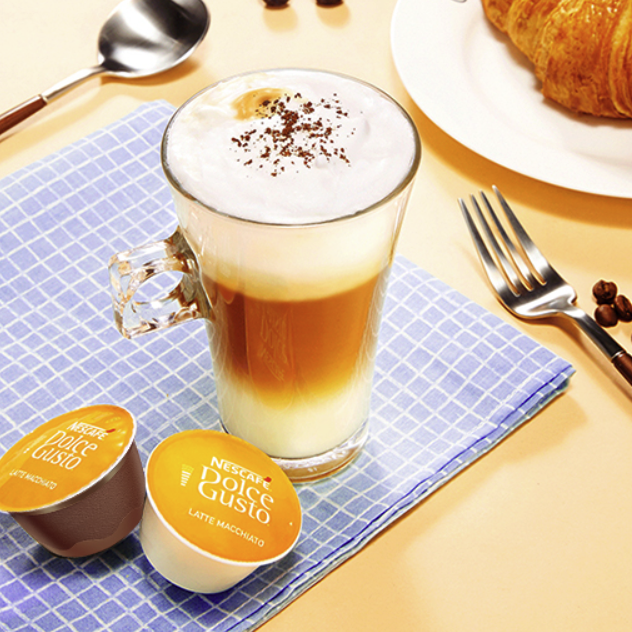 今日必买：Dolce Gusto 咖啡胶囊 拿铁玛奇朵 16颗/8杯 18.63元（需买8件，需用券