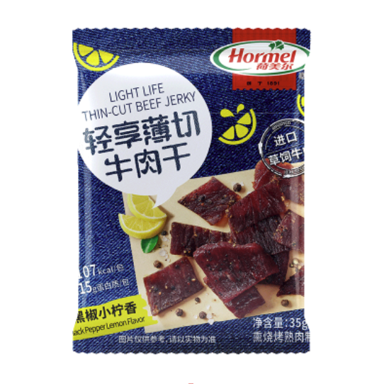 Hormel 荷美尔 牛肉干黑椒小柠香 35g *10包 168元