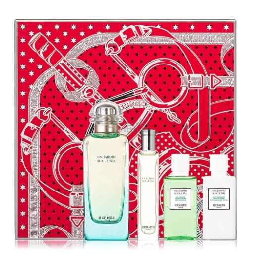 Unineed Limited CN:Hermes 爱马仕 尼罗河花园中性香水EDT100ml+EDT15ml+身体乳40ml+沐浴露40ml