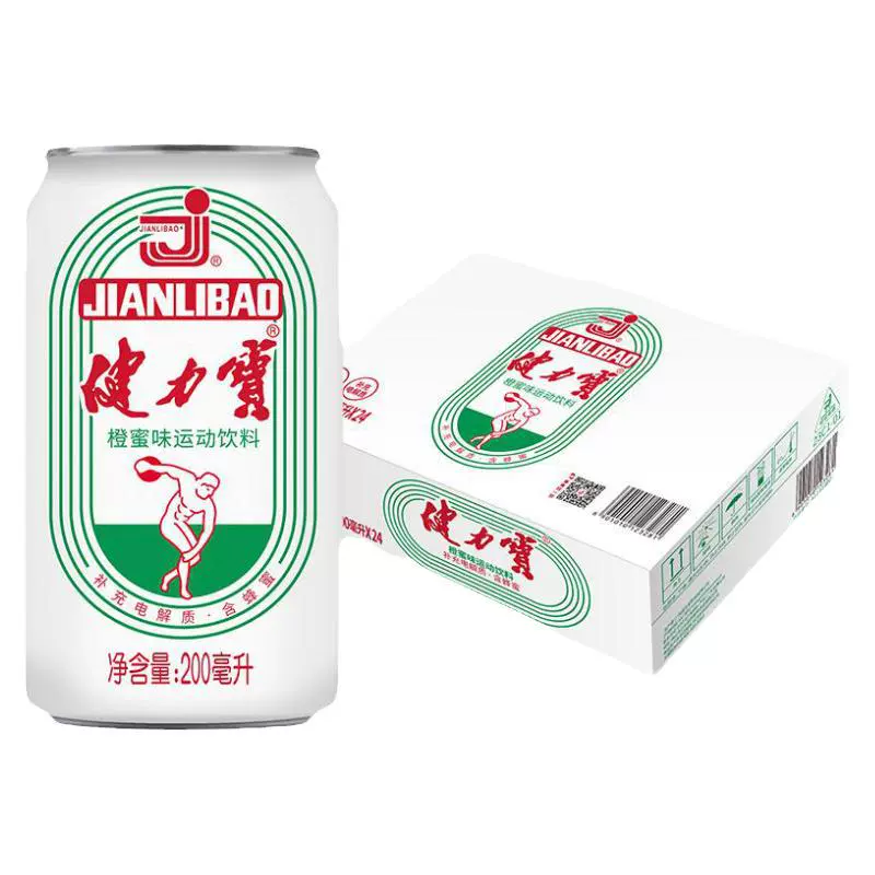 JIANLIBAO 健力宝 橙蜜味 200ml*12罐 ￥18.88