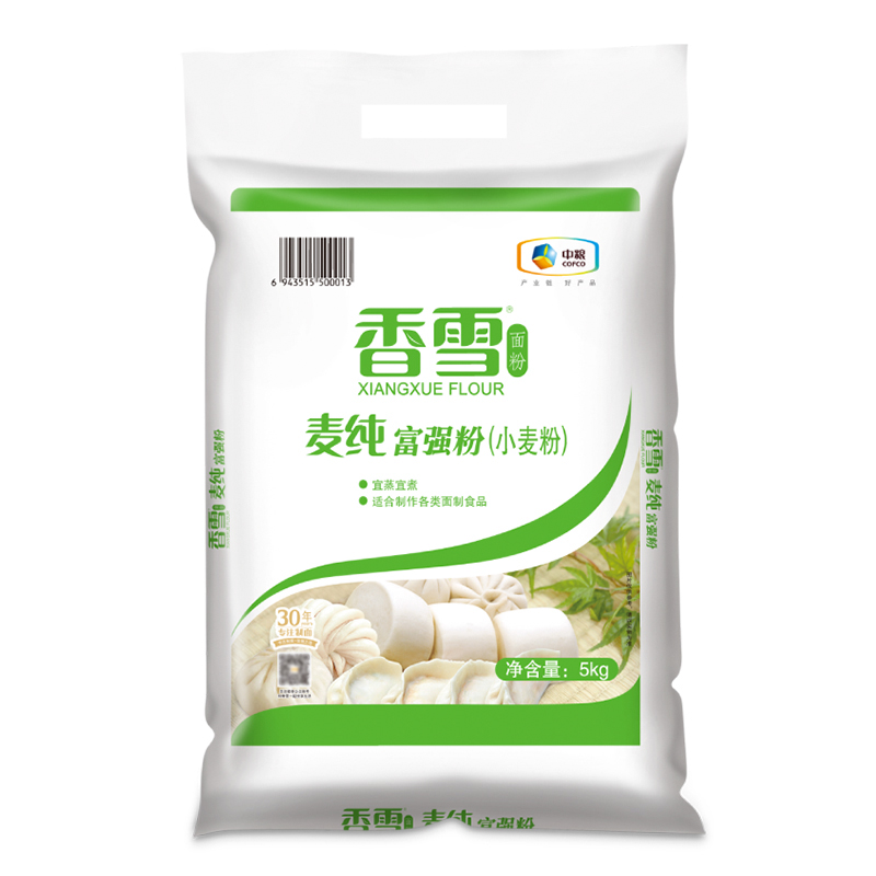 香雪 麦纯富强粉 5kg 17.96元