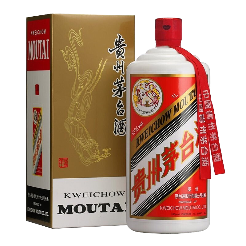 9日20点、巅峰52H：MOUTAI茅台 飞天 酱香型白酒 53度 1000mL 单瓶装 3840元（叠加