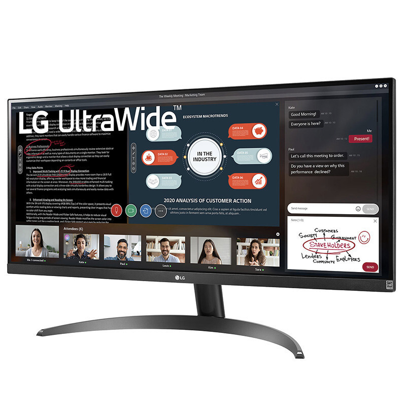 LG 乐金 29英寸 21:9 HDR IPS 高清 超宽带鱼屏 戏显示器 29WP500 -B 1099元（需用券