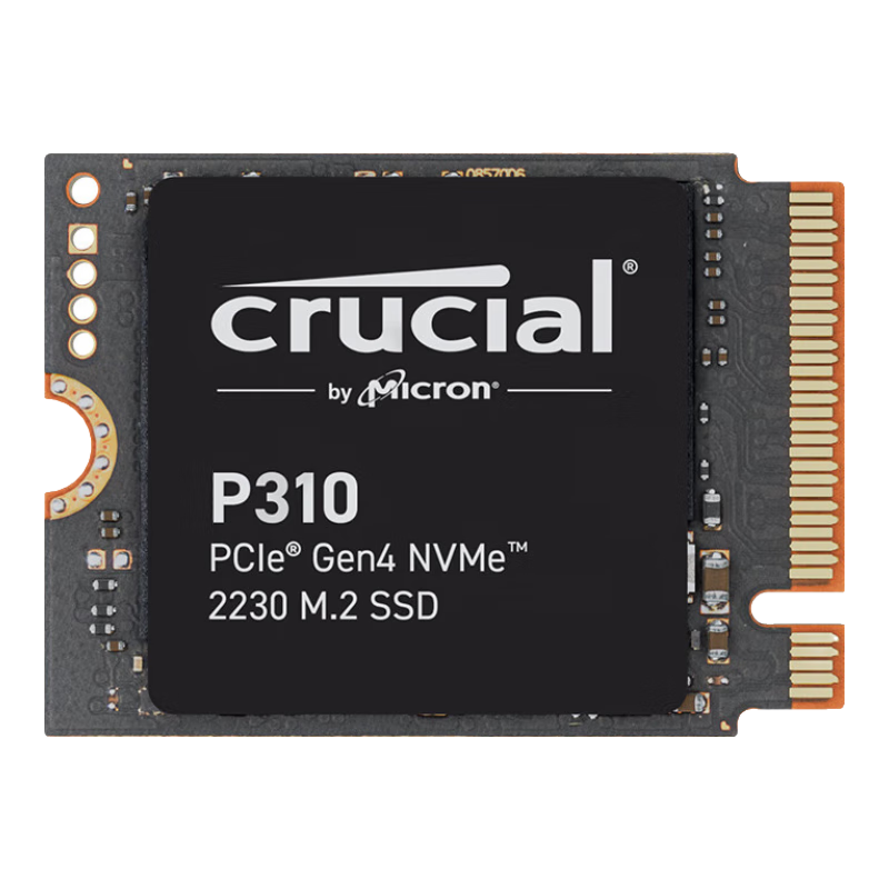 Crucial 英睿达 P310 M.2 2230 SSD固态硬盘 1TB PCIe4.0 769元（需用券，晒单返20元E卡