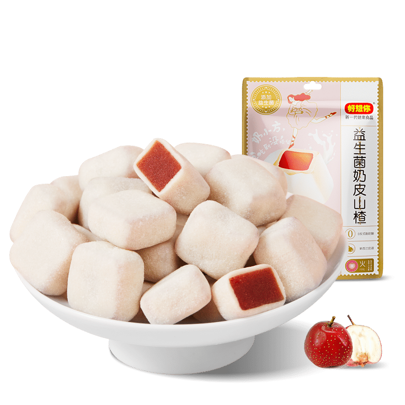 plus会员：好想你 益生菌奶皮山楂128g/袋 x6件 6.85元/件（需拍6件，共41.12元，