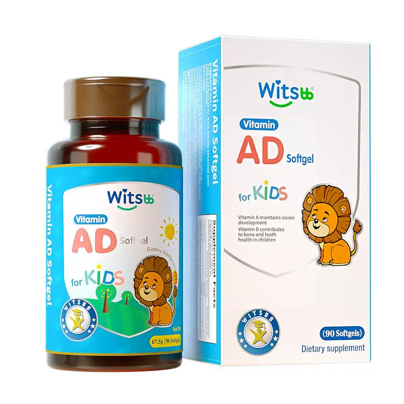 witsBB 健敏思 儿童维生素ad 90粒装 ￥103.44